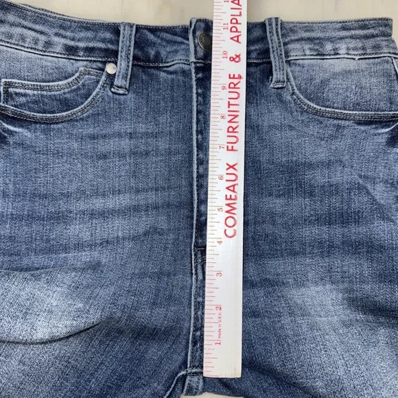 Judy Blue Blue Slim Boot Jeans Size 9/29 (28x30) Blue Medium Wash High Rise - Picture 12 of 16